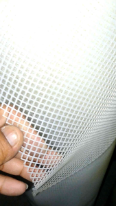 Plastic Screen Net 1/8  White 1 meter long White