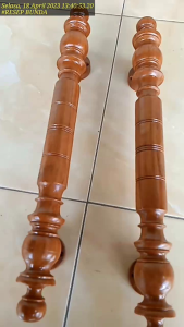 Pegangan Pintu Bahan Jati TPK Ukuran 40cm