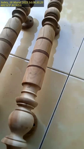 Pegangan/Handle Pintu Kayu Jati Panjang 40cm