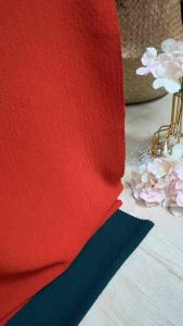 Cey Jacquard Crepe Ironless Kain Pasang Plain Bidang 60