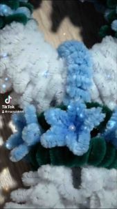 พวงมาลัย ขนาด 30cm. จากลวดกำมะหยี่ งานฝีมือ DIY