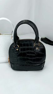 Tas alma mini kulit pu free dompet-Tas selempang wanita top best quality premium-Tas sling bag minimalis-tas cewek kekinian