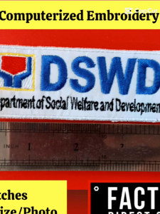 DSW* Patches Computerized Embroidery