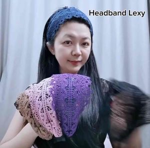 Bando Korea Headband Brokat Lace Lexy by Velmorra