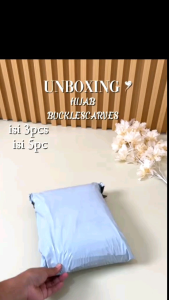 Terbaru Hijab Segiempat Buckle Scarves Voal Premium Paket isi 3pcs Paket isi 5pcs Free pouch