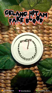 Fake Black Blood Bracelet / Gelang Darah Hitam Palsu Aesthetic Premium Murah Meriah