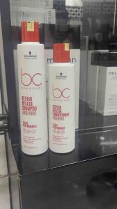 (Hàng Cty) Dầu gội và Dầu xả Schwarzkopf Bc Perair Rescua phục hồi tóc hư tổn
