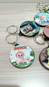 GANTUNGAN KUNCI KARAKTER LABUBU VIRAL PIN BROS KEYCHAIN LA BUBU