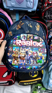Roblox 10 Inches Kids Boys Backpack with Colorful Character Design Ideal for Toddler School and Playtime