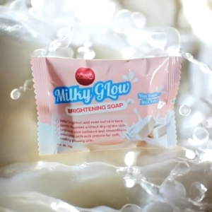 KLEENZ PREMIUM MILKY GLOW SOAP 70G|WHITENING AND BRIGHTENS DULL SKIN|FOR FACE AND BODY SOAP