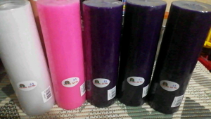 Advent Candle #65( Liwanag Plain Pillar Candle #65)Burning Time:3 Days Sold Per Sets Size: 3" Diameter x 9" Height