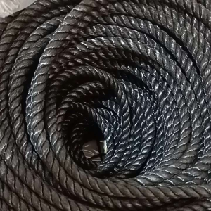 10MM NO. 20 TINGI PER 1 METER PE NYLON ROPE DIAMETER COLORS: BLACK AND ORANGE