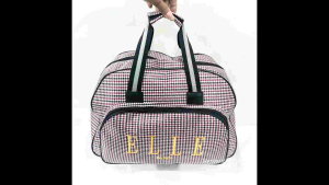 Tas Travel Elle Tas Pakaian Baju Wanita Bayi Selempang Travelling Mudik Jinjing - Polyester Mikro Tebal