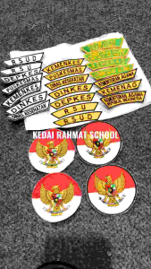 Bet Badge Logo Lambang Kementrian Agama Kemenag Kankemenag Garuda Terbaru Full Bordir Komputer