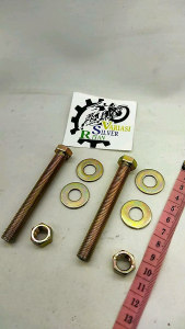 Baut Mur Ukuran M10 & Kunci 14 untuk Mountaing Motor Matic