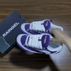 Raingel Bigmax Purple Sepatu Lokal Brand Original Sneakers Kasual Pria Wanita Sepatu Gemuk