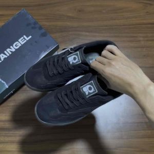 Raingel Fort Full Black Brand Lokal Original Sneakers Kasual pria Wanita