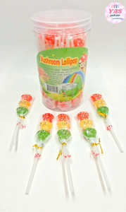 30pcs MUSHROOM TRIPLE LOLLIPOP SW22-1/loot bag fillers/paninda/giveaways/party favors.