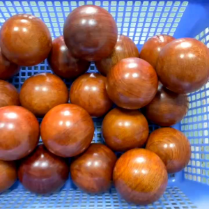 Lăn bi tay gỗ hương đỏ (1 cặp) hỗ trợ phục hồi chức năng cho người sau tai biến người già