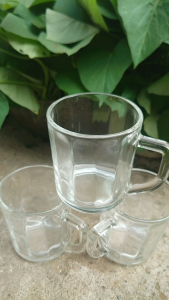 Terlaris!!! (3pcs) Gelas Kaca & Gelas Kopi Tebal