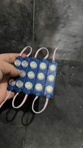 Lampu LED Modul 3 Mata Bulat Timbul 12 Volt dan 24 Volt Lampu Variasi Tempel WaterProof 3 Titik LED Lampu Led Kolong Lampu Dekorasi Motor Mobil Truk Universal