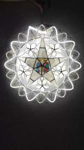 Christmas Decor Native Parol Capiz white 18 inches for gifts