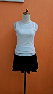 NEW atasan wanita putih model double GUESS cewek S M kutung MEWAH minus