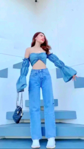 Kulot Hight Waist Jeans Loose Celana Jeans Loose Hight Waist Panjang Wanita - Loose Flare Jeans Terbaru Loose Jeans Hight Waist