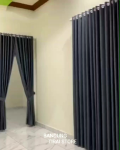 Gorden Blackout Import 12 Lobang 230 cm & 250 cm: Pilihan Hordeng Pintu Murah