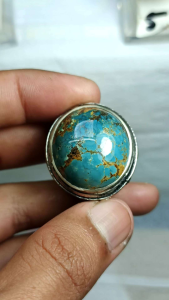 Cincin Batu Turquoise Natural – Eksklusif Elegan