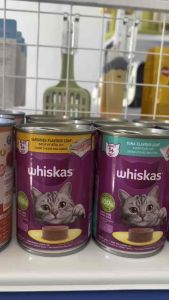 Pate Whiskas Cho Mèo Lon 400g 3 Vị Cá Biển Cá Ngừ Cá Mòi