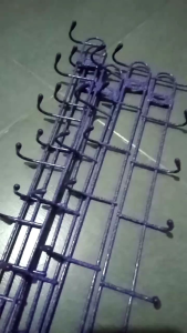 Gantungan Dinding 8 Kait Pengait Stainless Balutan Silikon ANTI KARAT merk BMW Gantung Pakaian