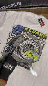 KAOS 2 STROKE (teba bahan combed 24s)