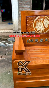 Kursi Tamu Sudut Domini | Kursi Sudut Minimalis Terbaru | Kursi Tamu Jati Murah