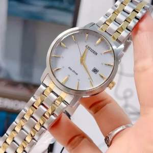 ĐỒNG HỒ NAM CHÍNH HÃNG CITIZEN BM7464-52H Platform Eco-Drive Demi Gold Stainless Steel For Men