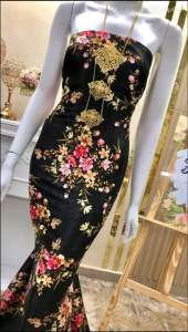 KAIN PASANG JACQUARD SILK SETA MODA KAIN ELA ITALIAN SILK SETAMODA EMBOSS PREMIUM ROYAL SATIN PRINTED FABRIC RAYA RAATOO