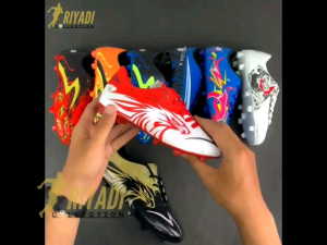 Sepatu Bola Anak Paket Komplit 6 (Sepatu Kaos kaki Deker Tas Jersey Bola)Usia SD-SMP