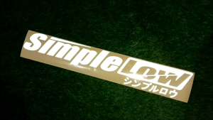 Stiker Simple Low | Cutting Menyala: Desain Unik untuk E-Commerce