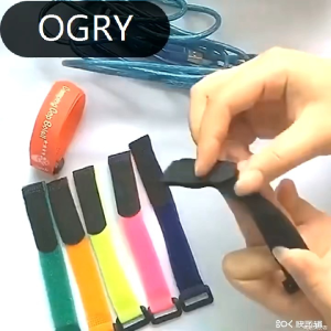 Pengikat Kabel Velcro Strap Cable Organizer Nylon 10 PCS