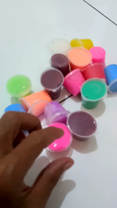 10 Pcs Mainan Anak Slime Susu 25 Ml