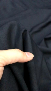 vải cotton lụa hàn màu xám đen dày vừa _( khổ 1m5) mềm may đầm váy vest