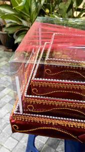 Kotak Hantaran Seserahan Pernikahan // Kotak Parcel Dengan Tutup Mika