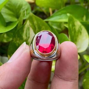 CINCIN BATU MERAH DELIMA SIAM CUTTING MINIMALIS TOP QUALITY