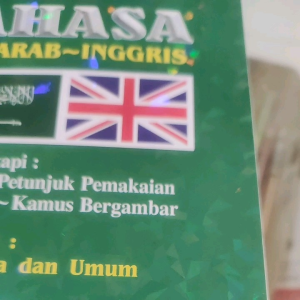 Kamus 3 Bahasa: Indonesia, Arab & Inggris Tebal & Besar A5