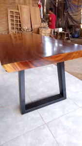 Meja Makan kayu Trembesi Meh Suar 200×70/80×75 Cm