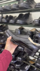 Casual Shoes Code 8212 Formal Black Slip-On Design Smooth Leather Square Toe