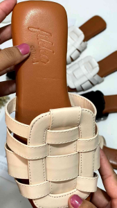 Anissa - Sandal Flat Shoes Cesual Kekinian Terbaru /Sandal Flat Shoes peminim Wanita Terbaru Double Foam Super empuk