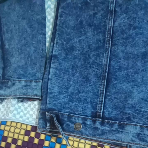 jacket denimm size L