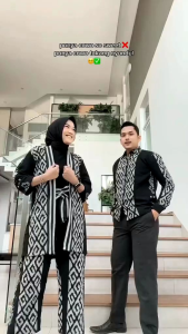 BAJU TENUN COUPLE (NONA COUPLE BLACK)