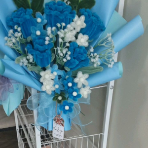 Bouquet hand made from fuzzy wire best for any occasion or gift